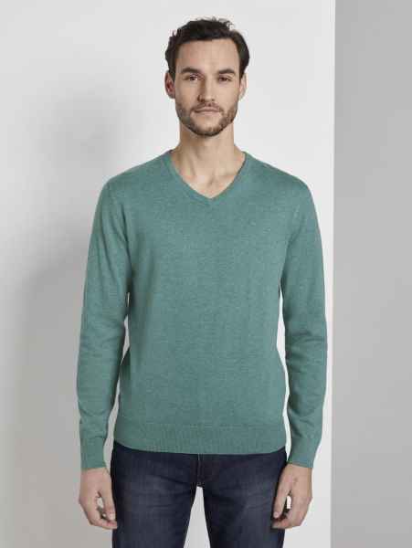 TOM TAILOR Sweatshirt Pullover basic v neck sweater Pullover 1/1