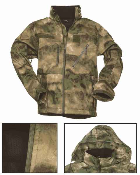 Mil-Tec SOFTSHELL JACKE SCU 14 MIL-TACS FG Softshell