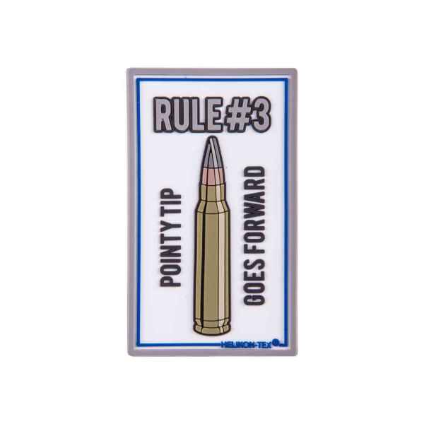 Helikon-Tex Rule#3 Patch PVC White Abzeichen Army