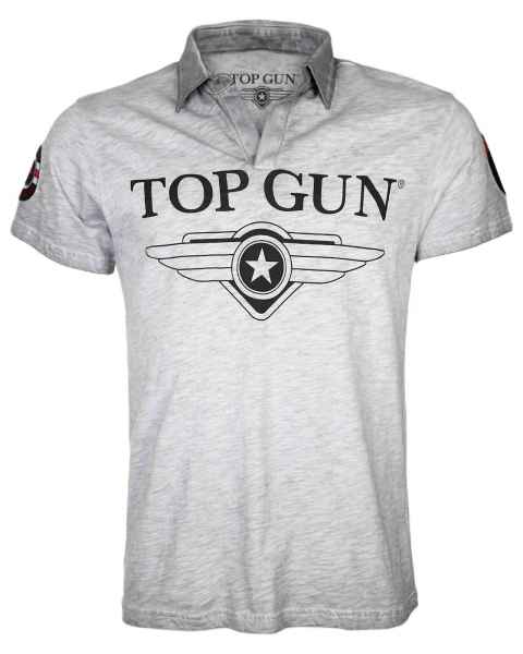 Top Gun Herren Poloshirt T Shirt mit Kragen Polo 6406 Star