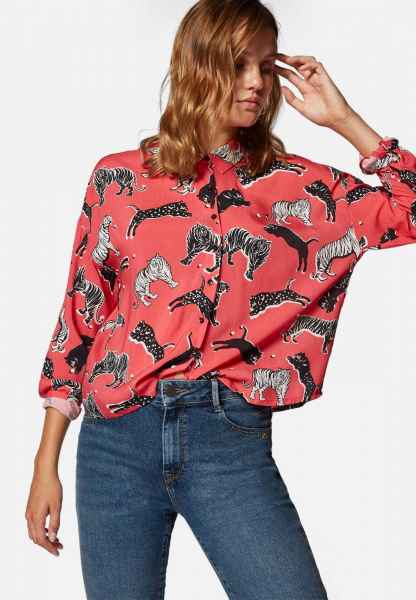 Mavi YOUNG FASHION Damen PRINTED SHIRT Damen Bluse Hemd Freizeit Business