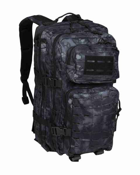 Mil-Tec US ASSAULT PACK LG LASER CUT MANDRA NIGHT Tourenrucksack Rucksack Tasche