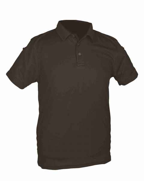 Mil-Tec TACTICAL QUICK DRY POLOSHIRT 1/2 ARM SCHWARZ Poloshirt