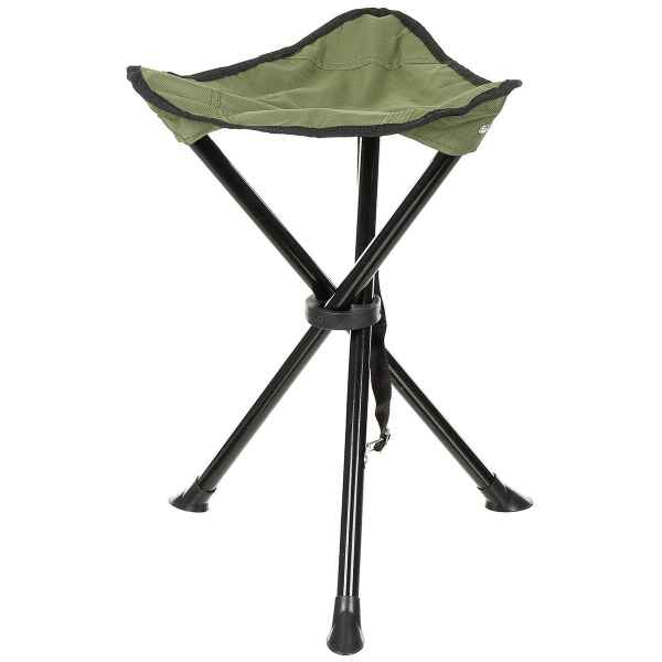 FoxOutdoor Klapphocker Dreibein oliv Transporttasche