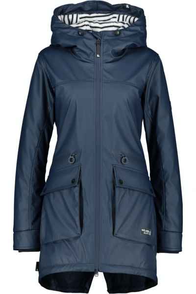 alife & kickin Damen Jacke AudreyAK Raincoat 11020-2102-5500-marine