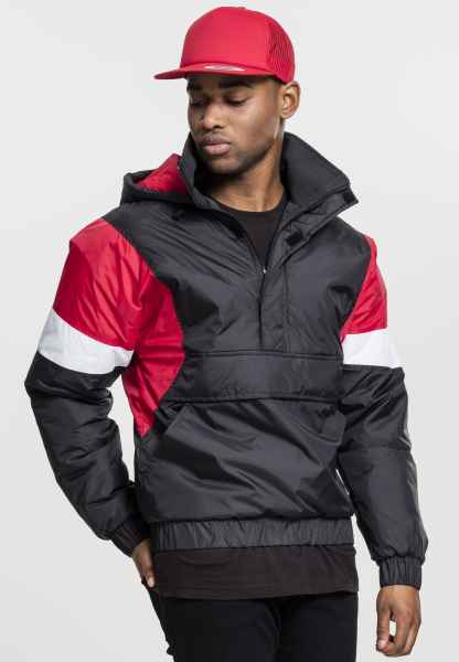 Urban Classics Herren Windbreaker Regenjacke Jacke 3-Tone Pull Over Jacket