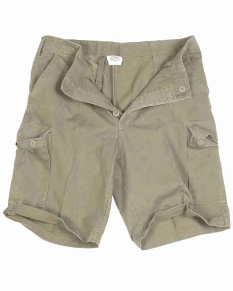 Mil-Tec BW BERMUDA MOLESKIN PREWASH OLIV Shorts kurze Hose