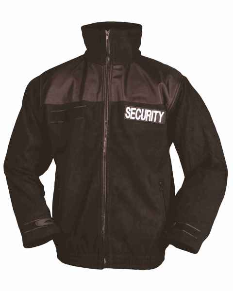 Mil-Tec SEC FLEECEJACKE SCHWARZ Outdoorjacke Jacke