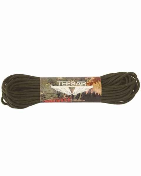 Mil-Tec US FALLSCHIRMLEINE 100FT. OLIV Seil