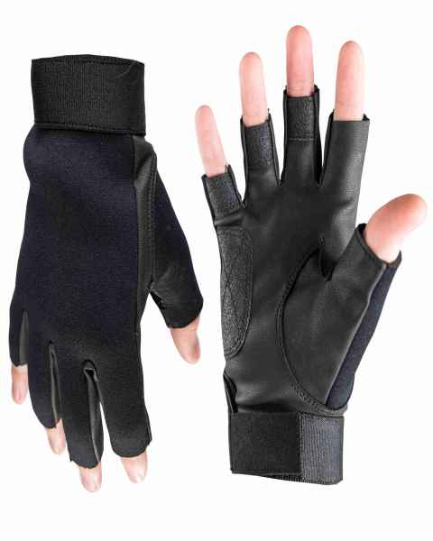 Mil-Tec NEOPREN FINGERLINGE SCHWARZ Fingerhandschuh Handschuh