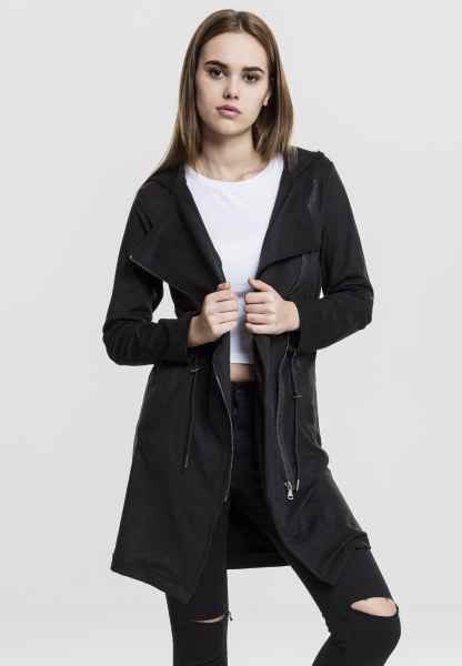 Urban Classics Damen Jacke Ladies Imitation Suede Parka