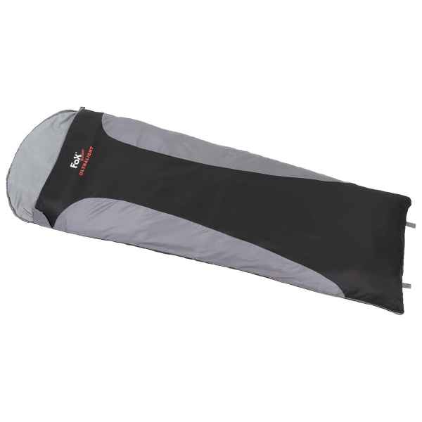 FoxOutdoor Schlafsack Ultralight schwarz/grau