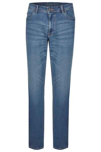 Hattric Herren Hunter 5-Pocket Jeans Denim Hose High Stretch Regular Fit