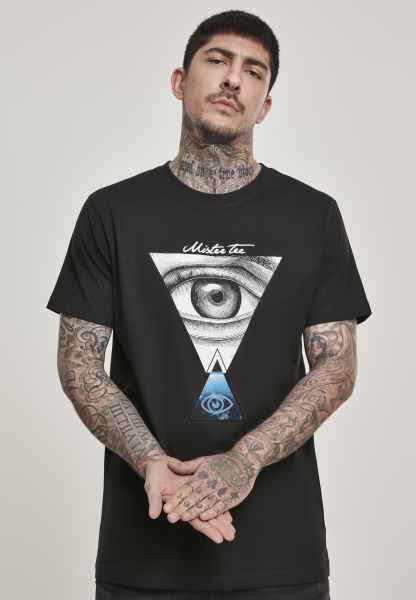 Mister Tee Herren T-Shirt print Muster Thema Mister Tee Eyes Tee