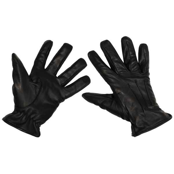 MFH Lederhandschuhe SAFETY schwarz schnitthemmend