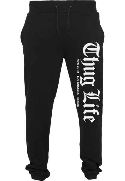 Thug Life Herren Jogginghose Hose Jogger Training Thug Life Cities Sweatpants