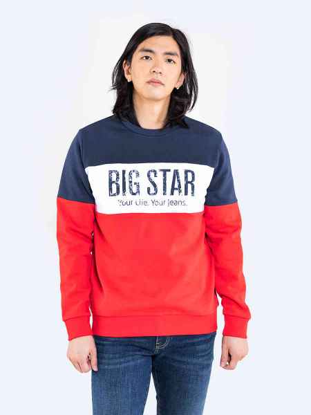 Big Star Herren Sweatshirt Pullover LAKARD 170162603
