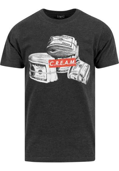 Mister Tee Herren T-Shirt print Muster Thema C.R.E.A.M Bundle Tee