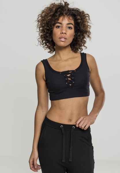 Urban Classics Damen Top Ladies Rib Short Top