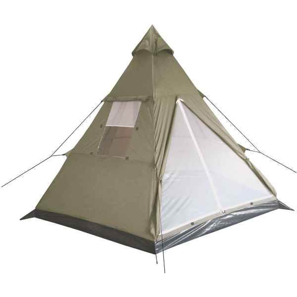 MFH Indianer Zelt Tipi oliv Mittelmast Gr. 290x270x225 cm