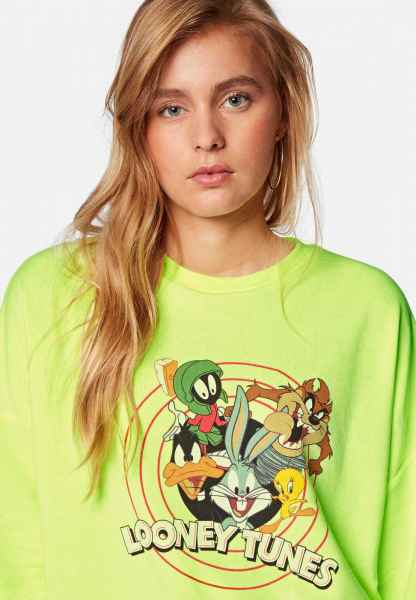 Mavi YOUNG FASHION Damen LOONEY TUNES SWEATSHIRT Damen Pullover Sweatshirt Pulli