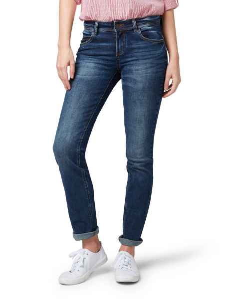 TOM TAILOR Damen Jeans Alexa Straight Fit 1008119 Hose Denim