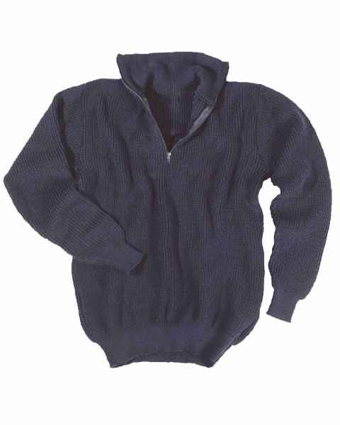 Mil-Tec TROYER 750 GR DUNKELBLAU Strickpullover