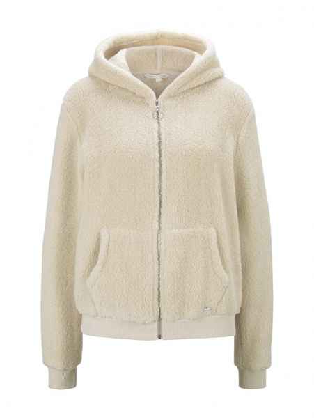 TOM TAILOR DENIM Damen Jacke teddy zip jacket