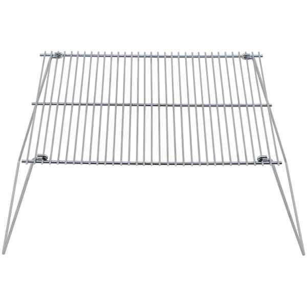 FoxOutdoor Grillrost Stahl klappbar ca. 38 x 25 cm