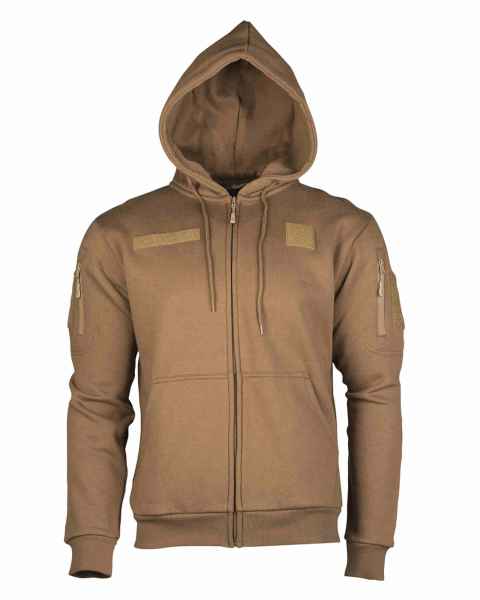 Mil-Tec TACTICAL KAPUZENJACKE DARK COYOTE Trainingsjacke