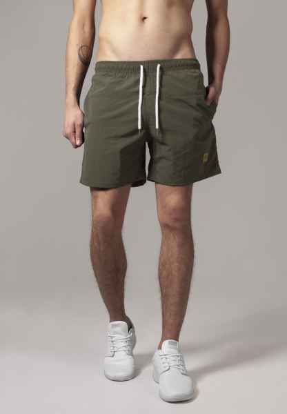 Urban Classics Herren Badehose Badeshorts Schwimmhose Block Swim Shorts