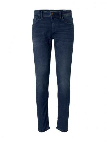 TOM TAILOR DENIM Herren Slim Fit Jeans Hose slim PIERS blue soft stretch