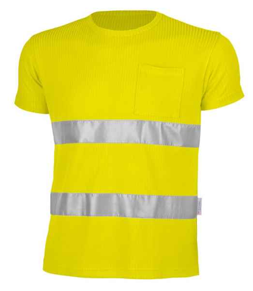 Qualitex Warnschutz Signal T-Shirt Warnschutzshirt Warnshirt Arbeitskleidung