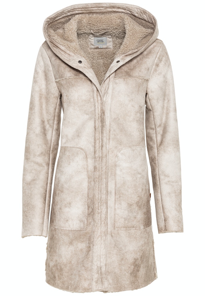 Camel Active Damen Mantel Jacke Winter Lang Teddy-Mantel 310720 4802 Jacken  | Mantel | Damen | Ayazo