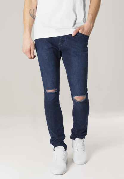 Urban Classics Herren Skinny Fit Hose Jeans Skinny Ripped Stretch Denim Pants