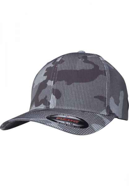 Flexfit Herren Cap Mütze Kappe Baseball Flexfit Camo Stripe Cap