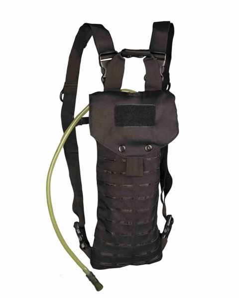 Mil-Tec HYDRATION PACK LASER CUT 2,5L SCHWARZ Trinkflasche