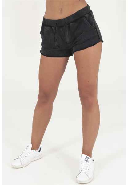 Urban Classics Damen Hotpants kurze Hose Sport Hot Ladies Acid Wash Terry