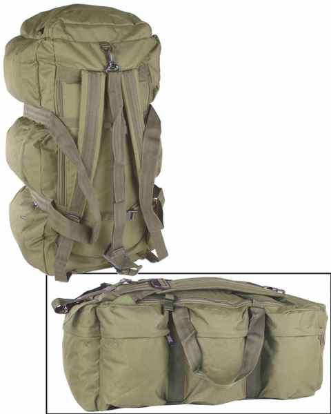 Mil-Tec Kampf-TRAGESEESACK TAP 98 LTR OLIV Transportsack Sack