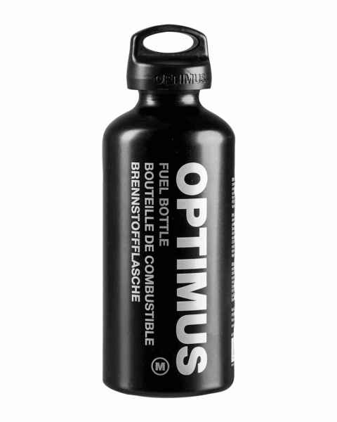 Mil-Tec OPTIMUS BRENNSTOFFFLASCHE 0,6L SCHWARZ Kochuntensilien Outdoor Camping