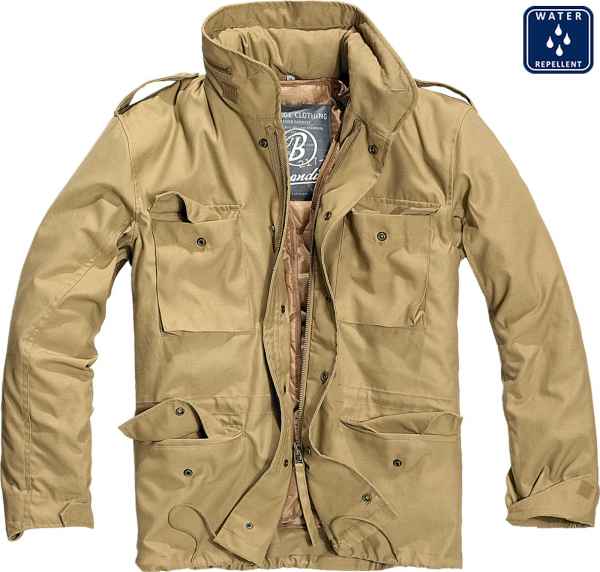 Brandit Herren M65 Standard 3108 Classic Feldjacke Outdoor Parka US Style mit Futter