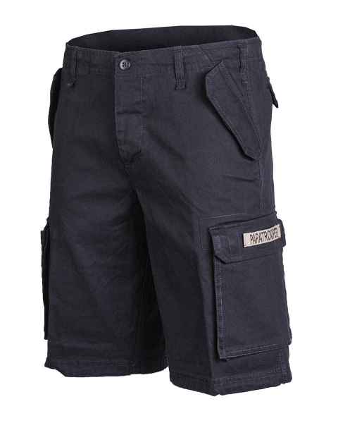 Mil-Tec PARATROOPER Shorts kurze Hose PREWASH SCHWARZ Shorts kurze Hose