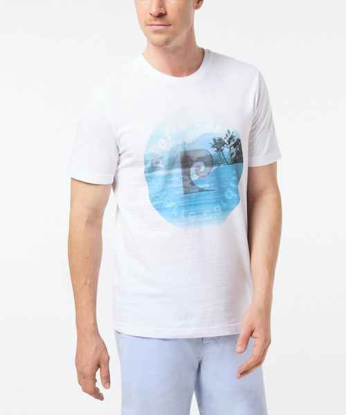 Pierre Cardin Herren T Shirt print bedruckt T-Shirt RH Knitwear 52630/000/11275