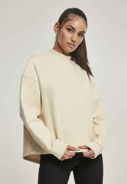 Urban Classics Damen Sweatshirt Longshirt Short Yarn Dyed Skate Stripe LS