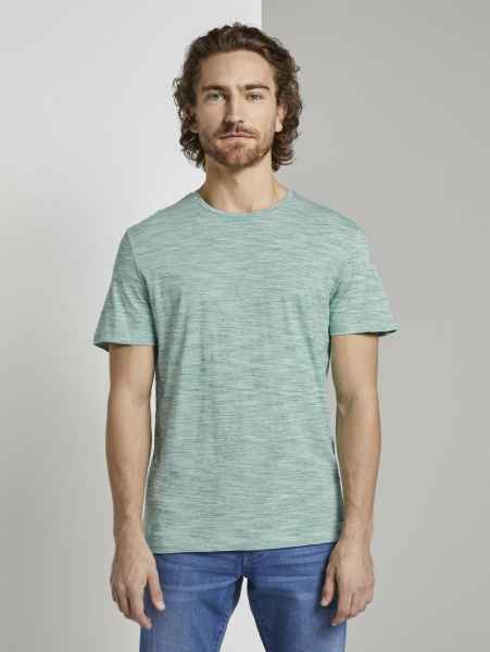 TOM TAILOR T Shirt print basic two-tone t-shirt T-Shirt 1/2