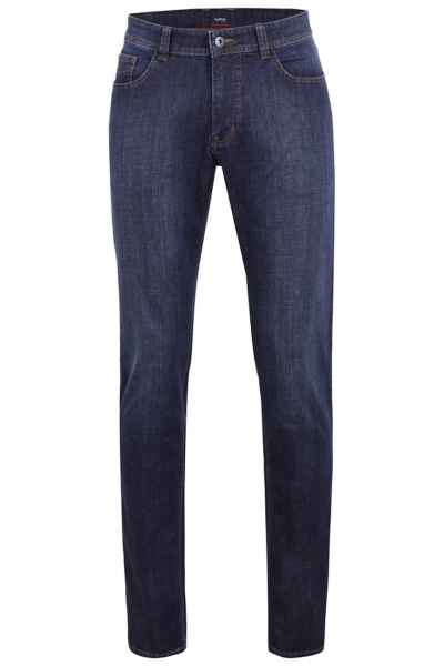 Hattric Herren Hunter 5-Pocket Jeans Authentic Denim Hose Stretch Regular Fit