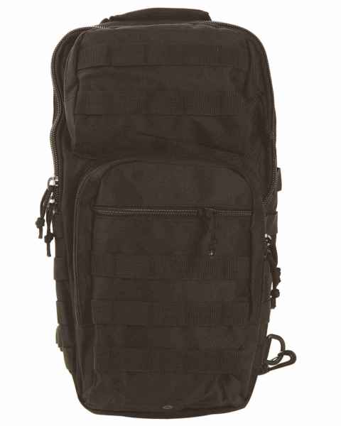 Mil-Tec ONE STRAP ASSAULT PACK LG SCHWARZ Tagesrucksack Rucksack Tasche