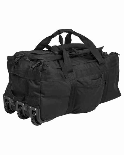Mil-Tec KampfTRAGESEESACK M.ROLLEN SCHWARZ Transportsack Sack