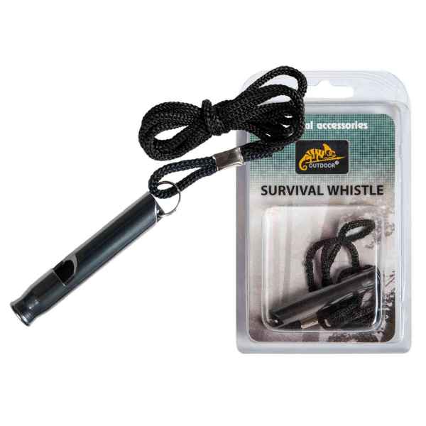 Helikon-Tex Survival Whistle Aluminum Army Notruf Pfeife