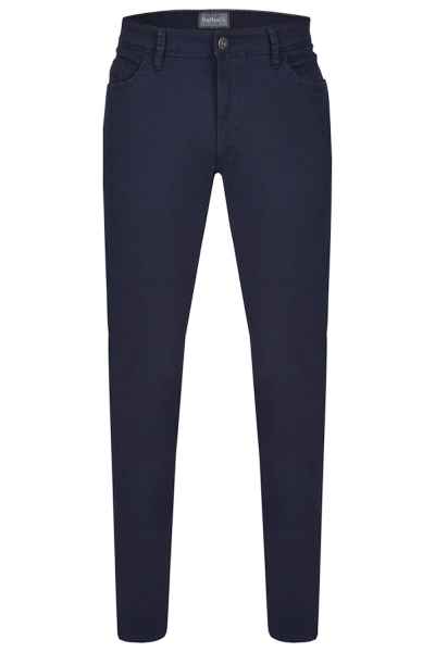 Hattric Herren Hunter 5-Pocket Jeans Satin Hose High Stretch Regular Fit